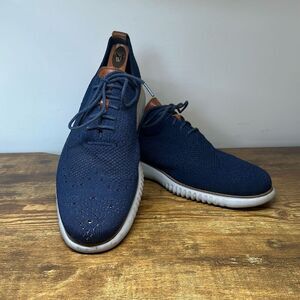 Cole Haan Zerogrand Stitchlite Wingtip Men's Size 10M Blue Sneakers Shoes C27569